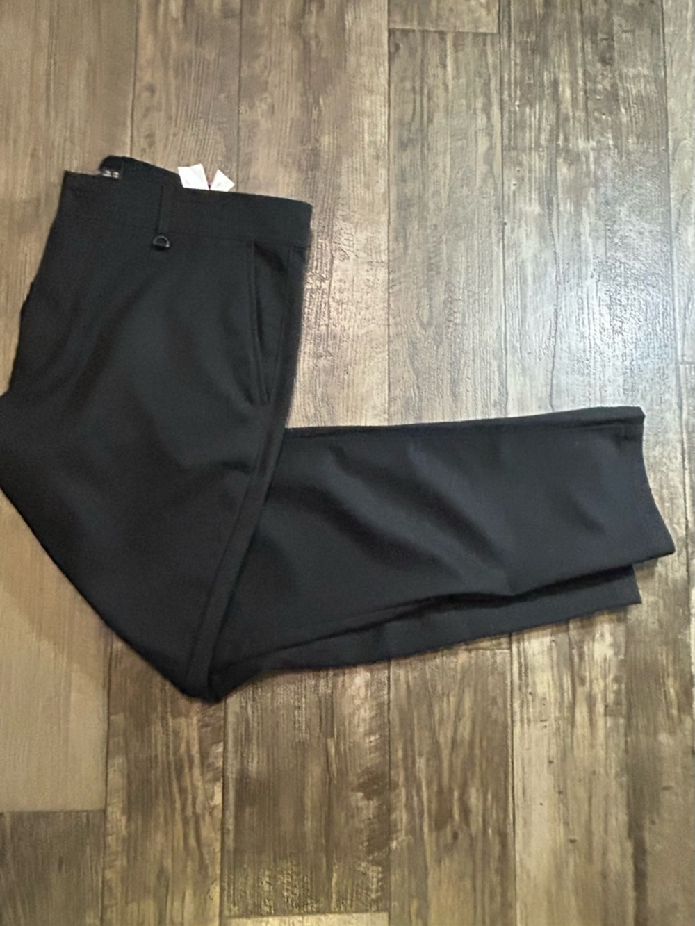 Denim & Flower Men's Black Dress Pants - Straight Leg